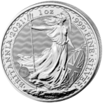 Britannia Silbermünze
