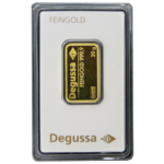 Goldbarren Degussa